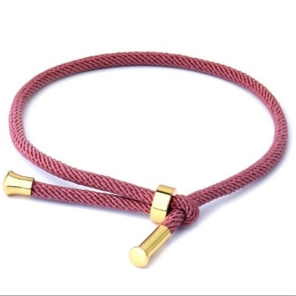 Dark Pink Thread Bracelet